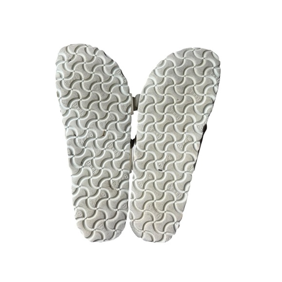 Birkenstock - Yao White Sandals with Adjustable Straps Sz 40 - Picture 9 of 11